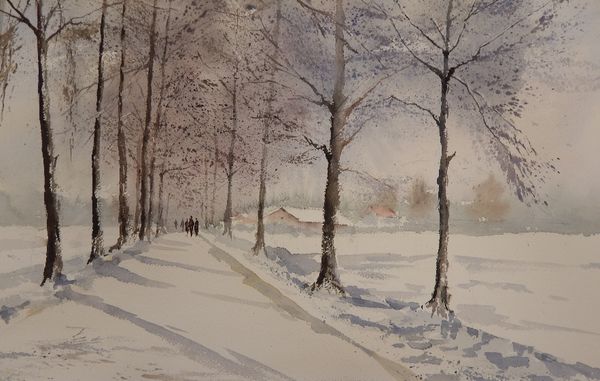 Campagne enneigée