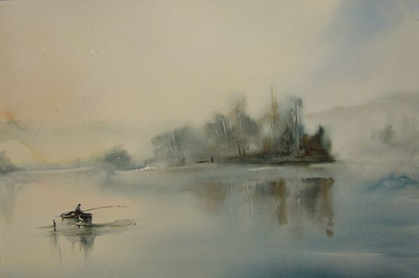 Le pecheur du lac