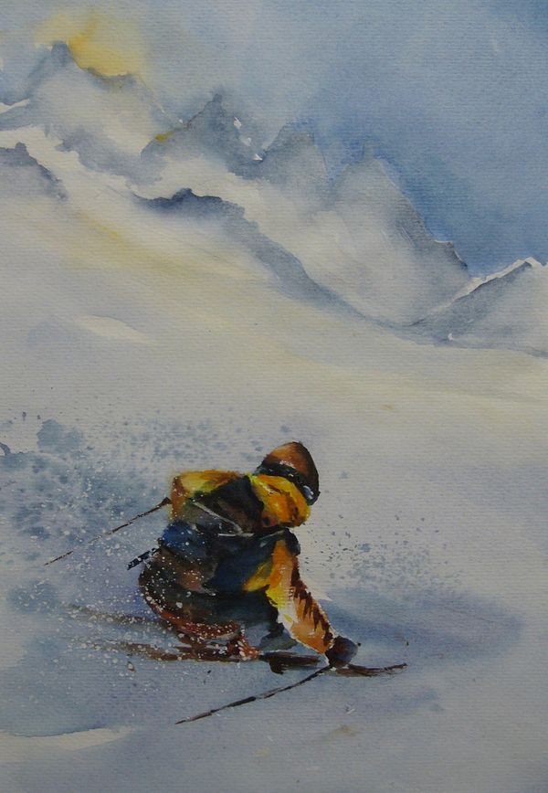 Le skieur