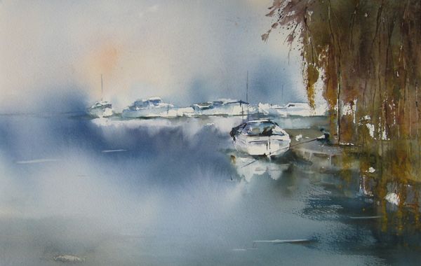 Thuin. Le port de plaisance